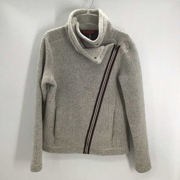 Basin & Range Lily Heavyweight Fleece Jacket Front Zip-Up Stand Collar Size M - Picture 9 of 10